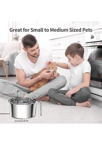 Hareket Sensörlü 3.2 L Paslanmaz Çelik Kedi Köpek Için Otomatik Su Pınarı Su Çeşmesi Su fırsatları