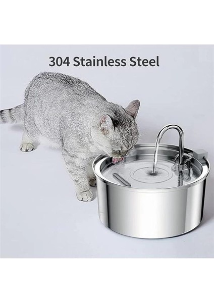 Hareket Sensörlü 3.2 L Paslanmaz Çelik Kedi Köpek Için Otomatik Su Pınarı Su Çeşmesi Su indirimleri