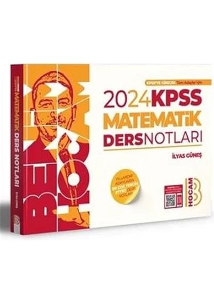 Benim Hocam Yayınları 2024 Kpss Matematik Video Ders Notları