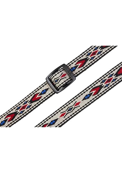 Levy's Leathers 1,27 cm Jakarlı Dokuma Mandolin/ukulele Kayışı, Iki Deri Askı Pim Ucu Ile; 127 Cm'ye indirimleri