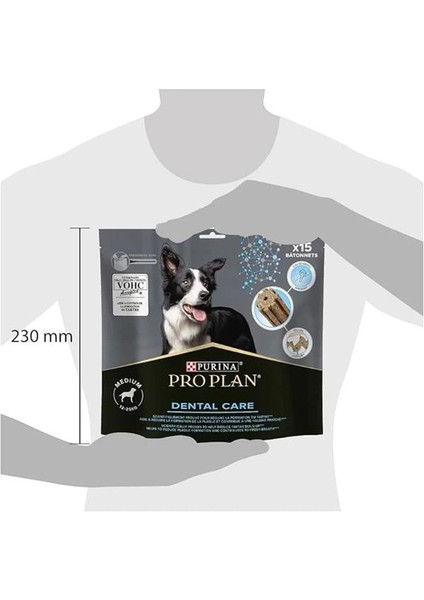 Medium Breed Dental Care Orta ve Büyük Irk Köpekler Için Diş Sağlığı Ödülü 15 Parça 345GR fırsatları