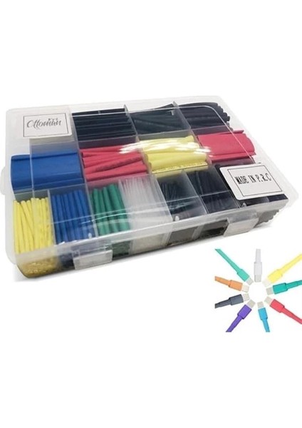 Isıyla Daralan Makaron Kablo Seti 580 Parça Kablo Tamir Kiti fırsatları