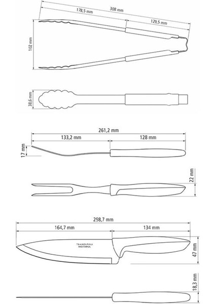 23498/449 Plenus 3lü Barbekü Seti fırsatları