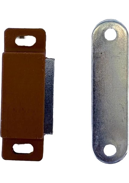 Sineklik ve Dolap Kapakları Için Mıknatıslı Tutucu Kilit 2li Kahverengi fırsatları