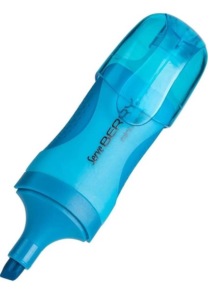 Berry SV-BRMFKP6FR Mini Fosforlu Kalem, Neon, 6'lı Pet, Karışık Renk