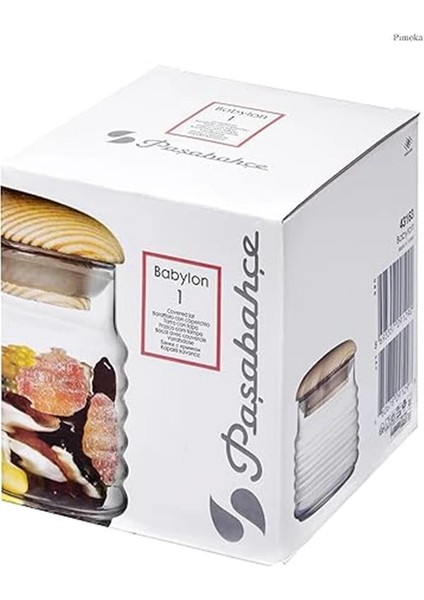 Pasabahce Babylon Ahşap Kapaklı Kavanoz 665 cc indirimleri