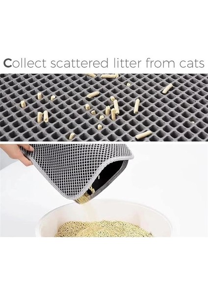 Elekli Kedi Kumu Paspası Kedi Köpek Tuvalet Önü Paspas Kedi Köpek Matı Elekli Kedi Kumu