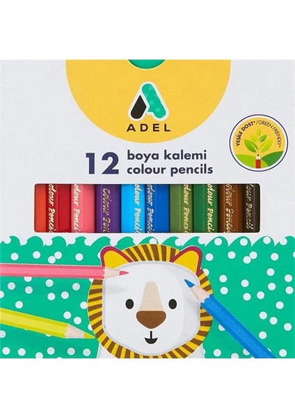 Boya Kalemi, Yarım Boy, 12 R. (Fsc)