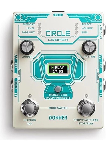 Circle Looper Pedalı (Beyaz)