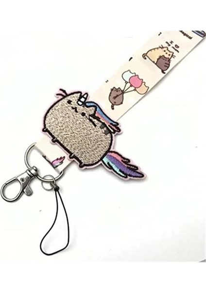 Kedi Desenli Nyan Cat Boyun Ipi ve Telefon Askısı modelleri