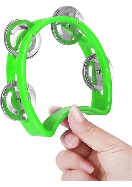 Midex ORF-TF-05GR Örf Aletleri Zilli Tef Yeşil (1 Adet)