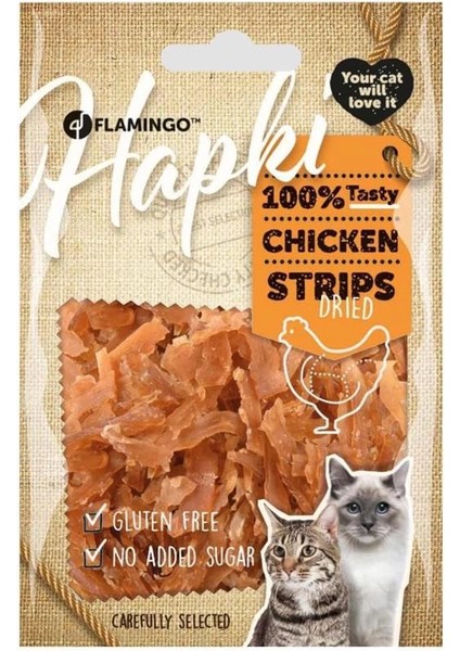 Flamingo Hapki Tavuklu Şerit Kedi Ödülü 50 gr