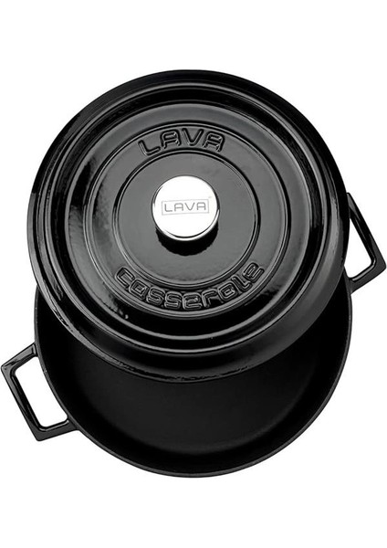 Döküm Çok Amaçlı Yayvan Tencere Çap(Ø) 28 cm - Trendy Siyah fiyatları