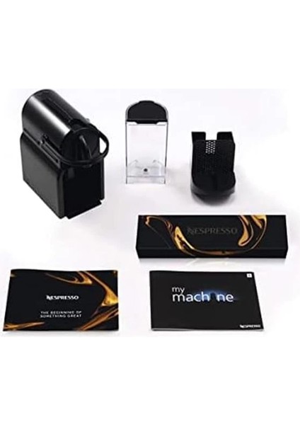 D40 Inissia Kapsüllü Kahve Makinesi, Siyah