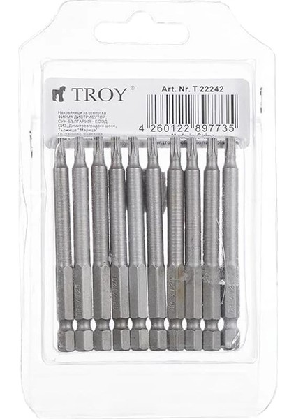 T 22242 Torx Bits Uç Seti, T20 x 75 mm fiyatları