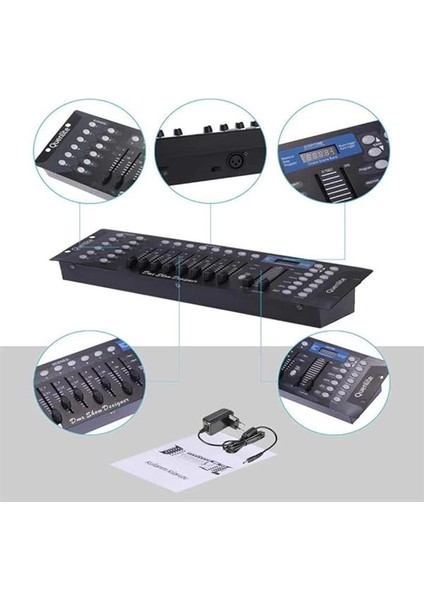 Dmx-1 Işık Kontrol Mikseri Masası DMX512 192 Kanal fiyatları