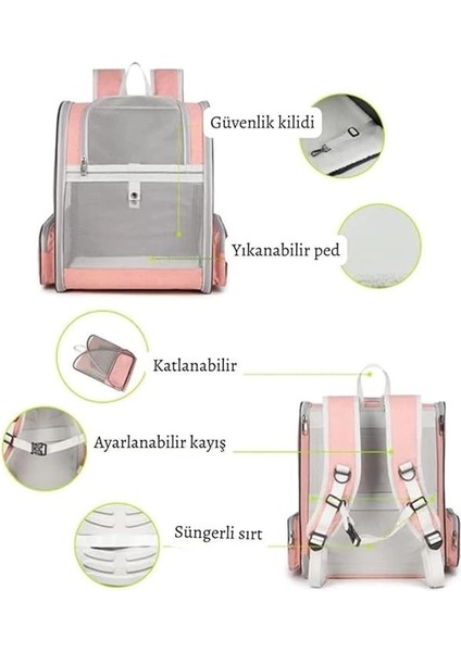 Pettybag Kedi/köpek Seyahat Çantası (Gri) modelleri