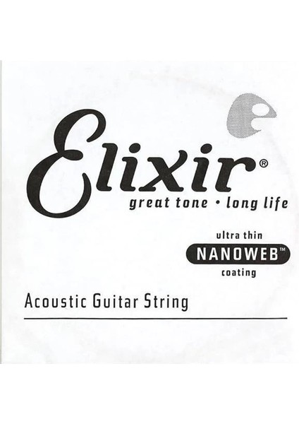 15132 Nanoweb Bronze Tek Akustik Gitar Teli (32)