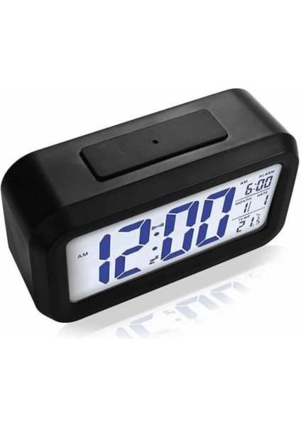 Dijital Masa Saati Takvim Çalar Saat Alarmlı Işıklı LED Ekran Pilli - ME001W-51LS04 fırsatları