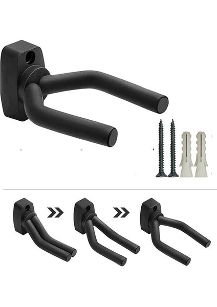 Gitar Bağlama Ukulele Duvar Askı Standı + Dübel ve Vida Dahil modelleri