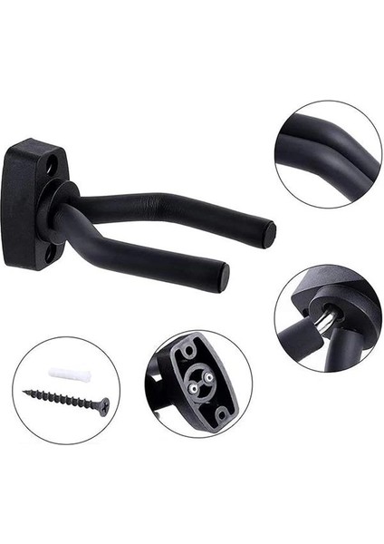 Gitar Bağlama Ukulele Duvar Askı Standı + Dübel ve Vida Dahil fırsatları