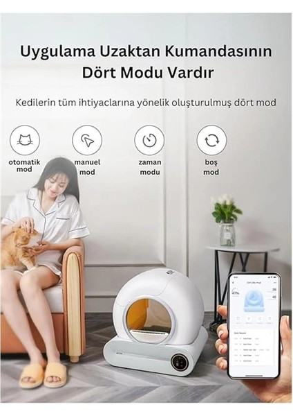 Akıllı Kedi Tuvaleti/kum Kabı modelleri