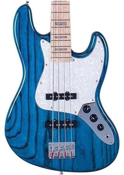 Sx SJB75/TBU Bas Gitar (Trans Blue)