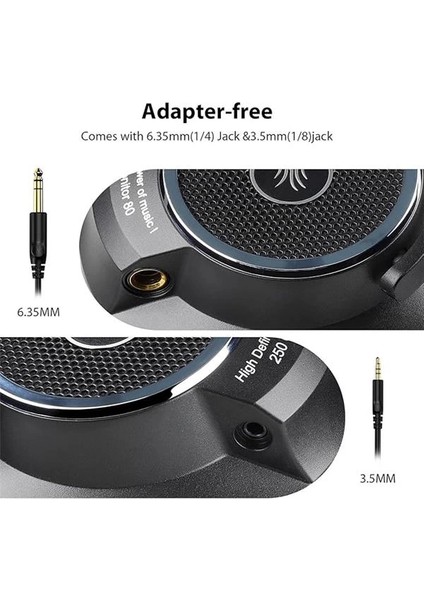 Monitor 80 - Profesyonel Yarı Açık Kablolu Monitör Kulaklık