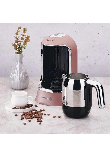 Kahvekolik Rosagold/krom Otomatik Kahve Makinesi modelleri