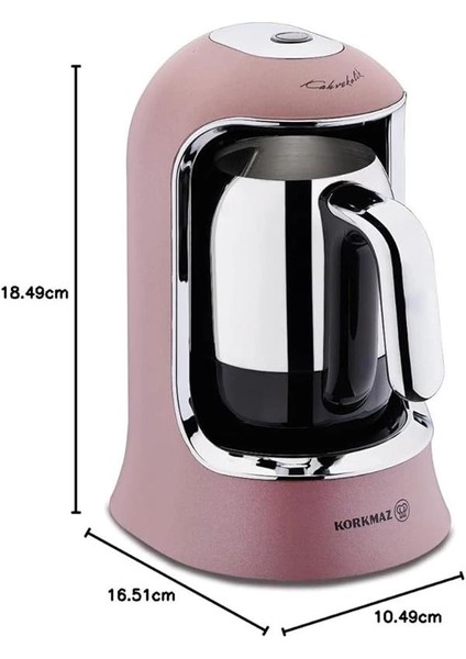 Kahvekolik Rosagold/krom Otomatik Kahve Makinesi fırsatları