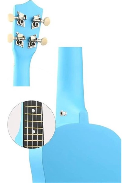 UKX-901BL Mavi Soprano Ukulele (Askı Çanta Metod Pena) fırsatları