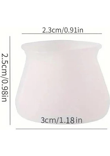 12 Adet Silikon Yuvarlak Masa Sandalya Ayak Koruyucu MIT1097 fiyatları