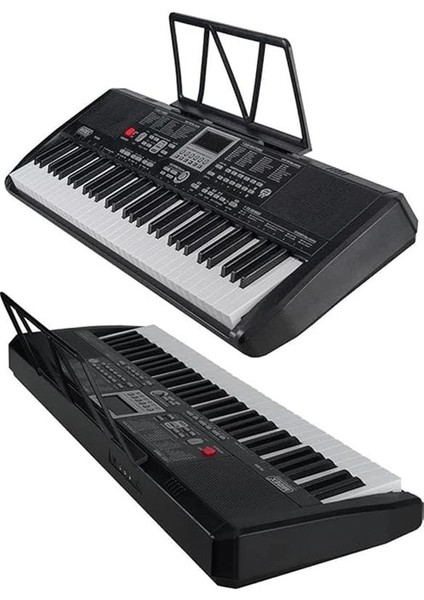 PS-1800BK 61 Tuşlu Kaliteli Org Dijital Ekranlı Çanta Notalık Adaptör Sticker Öğrenim Metodu fırsatları