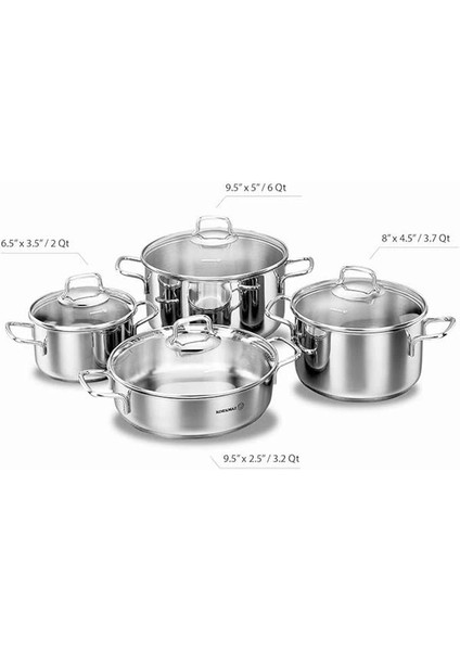 A1606 Perla 8 Parça Tencere Seti fiyatları