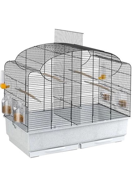 Kuş Kafesi - Muhabbet Kuşu ve Egzotik Türler Için, Oyuncak, Besleme Kabı, Oturma Çubukları