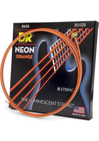Hı-Def Neon Bas Gitar Telleri (Nob6-30)