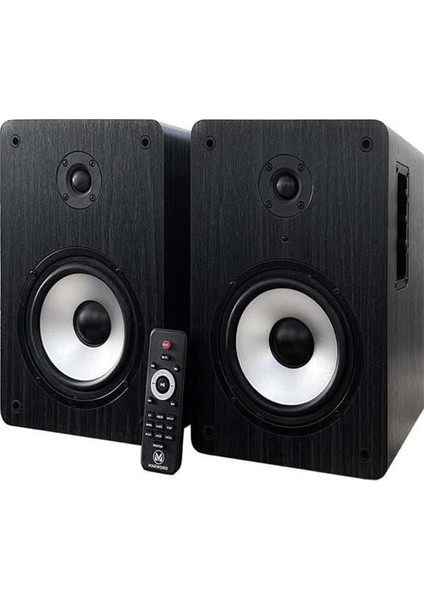 RM-500 Aktif Stüdyo Referans Monitörü 5 Inç Çift Bluetooth USB 180 Watt fırsatları