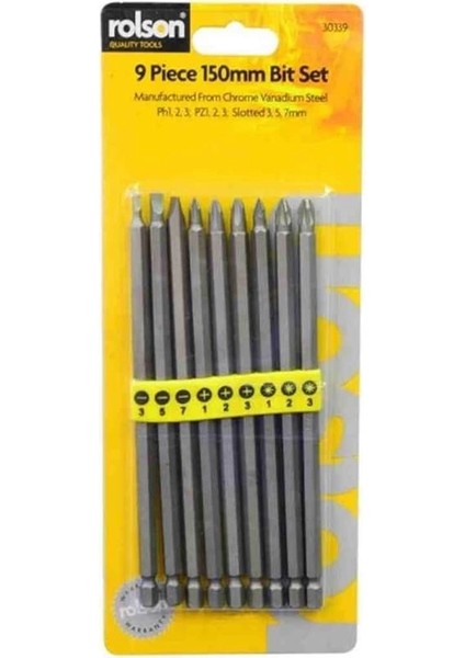 30339 9 Pc 150 mm Screwdriver Bit Set modelleri