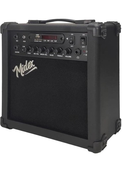 MGA-25BK Elektro Gitar Amfisi 25 Watt USB Bluetooth Şarjlı 2 Girişli modelleri