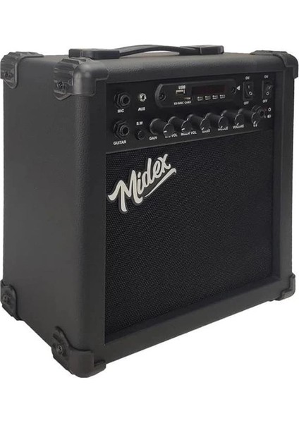 MGA-25BK Elektro Gitar Amfisi 25 Watt USB Bluetooth Şarjlı 2 Girişli indirimleri