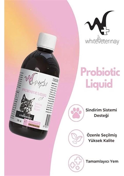 Kediler Için Sindirim Sistemi Destekleyici Probiyotik Liquid 100 ml modelleri