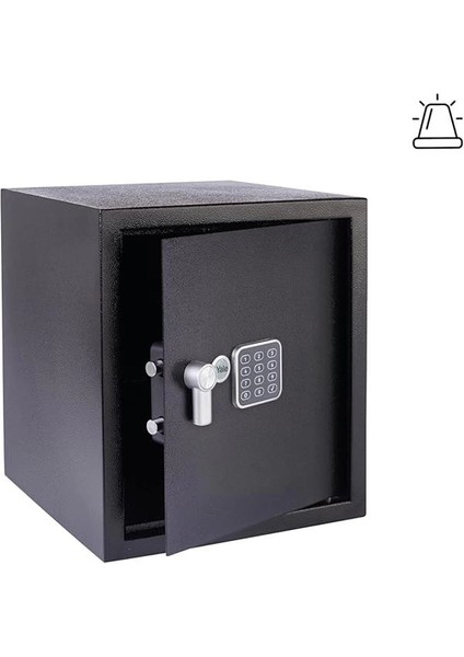 YEC/390/DB2 Alarmlı Kollu Kasa - Ofis Tipi - Siyah fırsatları