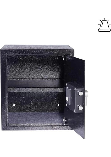 YEC/390/DB2 Alarmlı Kollu Kasa - Ofis Tipi - Siyah indirimleri