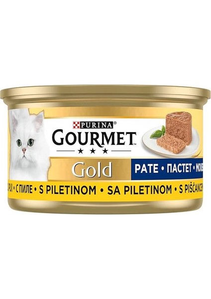 Gold Kıyılmış Tavuklu Yaş Kedi Maması, Yetişkin, 85 G fiyatları