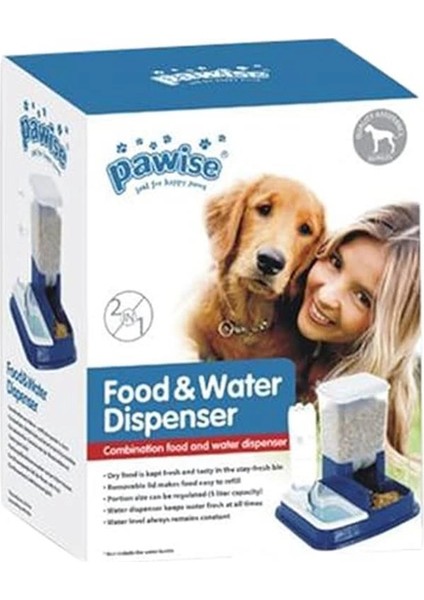 Pawise Otomatik Mama ve Su Kabı, Mavi Renk fırsatları