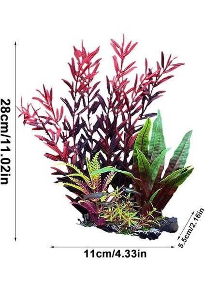 Akvaryumlar Için Bitkiler - Çevre Dostu Sahte Su Tesisleri,akvaryum, Otel Lavabo, Restoran fırsatları