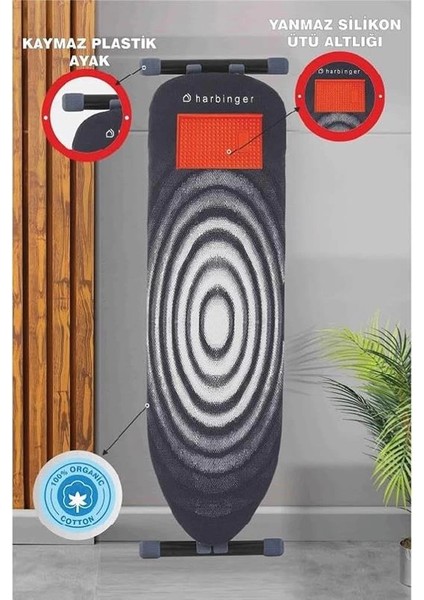 Devecioğlu Harbinger MM148 Ankaboard Ütü Masası (Silikon Ütü Altlığı Hediye!) fırsatları