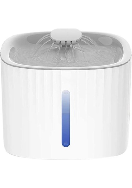 Evcil Hayvanlar Için Kedi Köpek Su Pınarı Otomatik Su Sebili LED Işıklı 3 Litre Kapasiteli