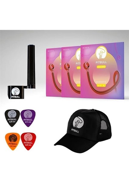 Akustik Gitar Teli Venüs Seri Vag 10-47 Sl(Super Light) - 3'lü Set(3 Adet Vag 10-47 Sl +