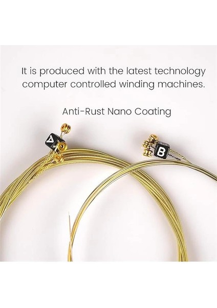 Akustik Gitar Teli Venüs Seri Vag 10-47 Sl(Super Light) - 3'lü Set(3 Adet Vag 10-47 Sl +